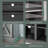 70" Farmhouse Tv Stand For 75 Inch Tvs With Sliding Barn Door, Rustic Wood Entertainment Center Large Media Console Cabinet For Living Room-2060522159-2030403354