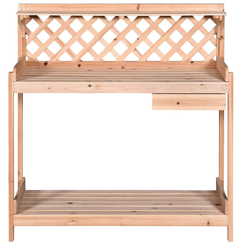 Aalimah Wood Potting Bench