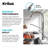 KRAUS Oletto Touchless Sensor Commercial Pull-Down Single Handle Kitchen Faucet with QuickDock Top Mount Assembly-66764881