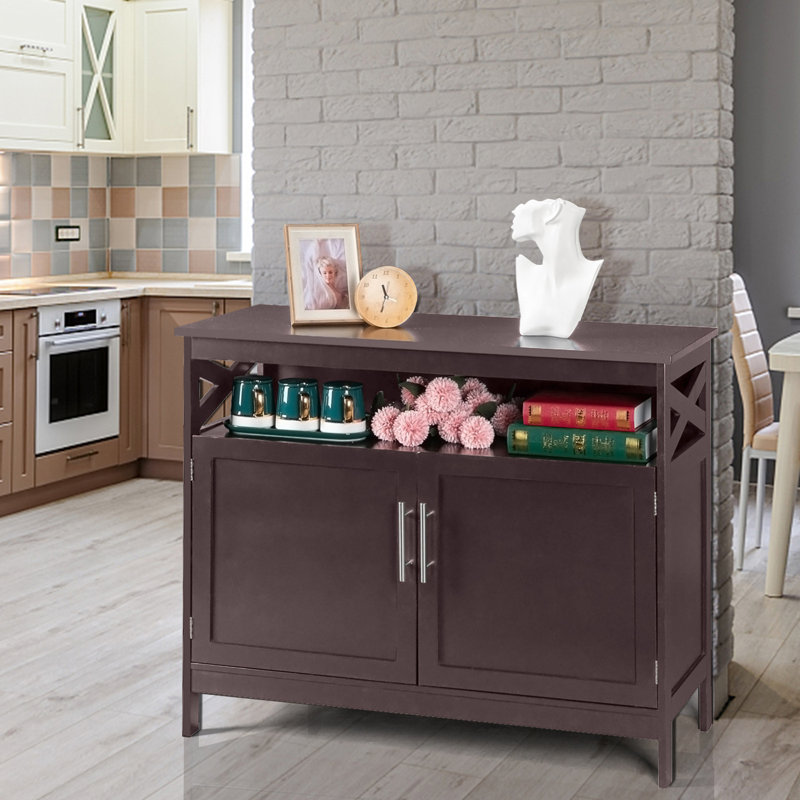 Buffet de 39,4 po de largeur, Brun