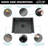 Attop Handmade Nano Black Stainless Steel Scratch-resistant 23 Inch Single Bowl Undermount Kitchen Sink With Strainer