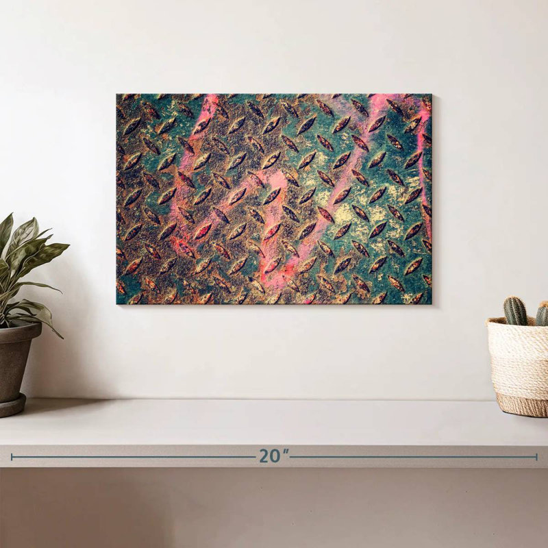 Kerner Abstract Metal Plate, 8" H x 12" W