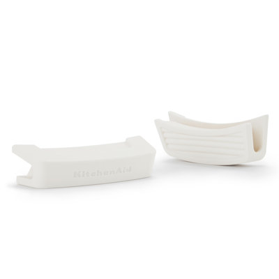 Ensemble de 2 poignées pincées en silicone pour casseroles et poêles en fonte en silicone souple Kitchenaid