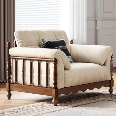Canapé en tissu de luxe de style médiéval