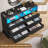 Jaynae 51.2 " W 6 - Drawer Dresser Chest of Drawers, Bedroom Dresser with 6 Drawers, Black-287015861