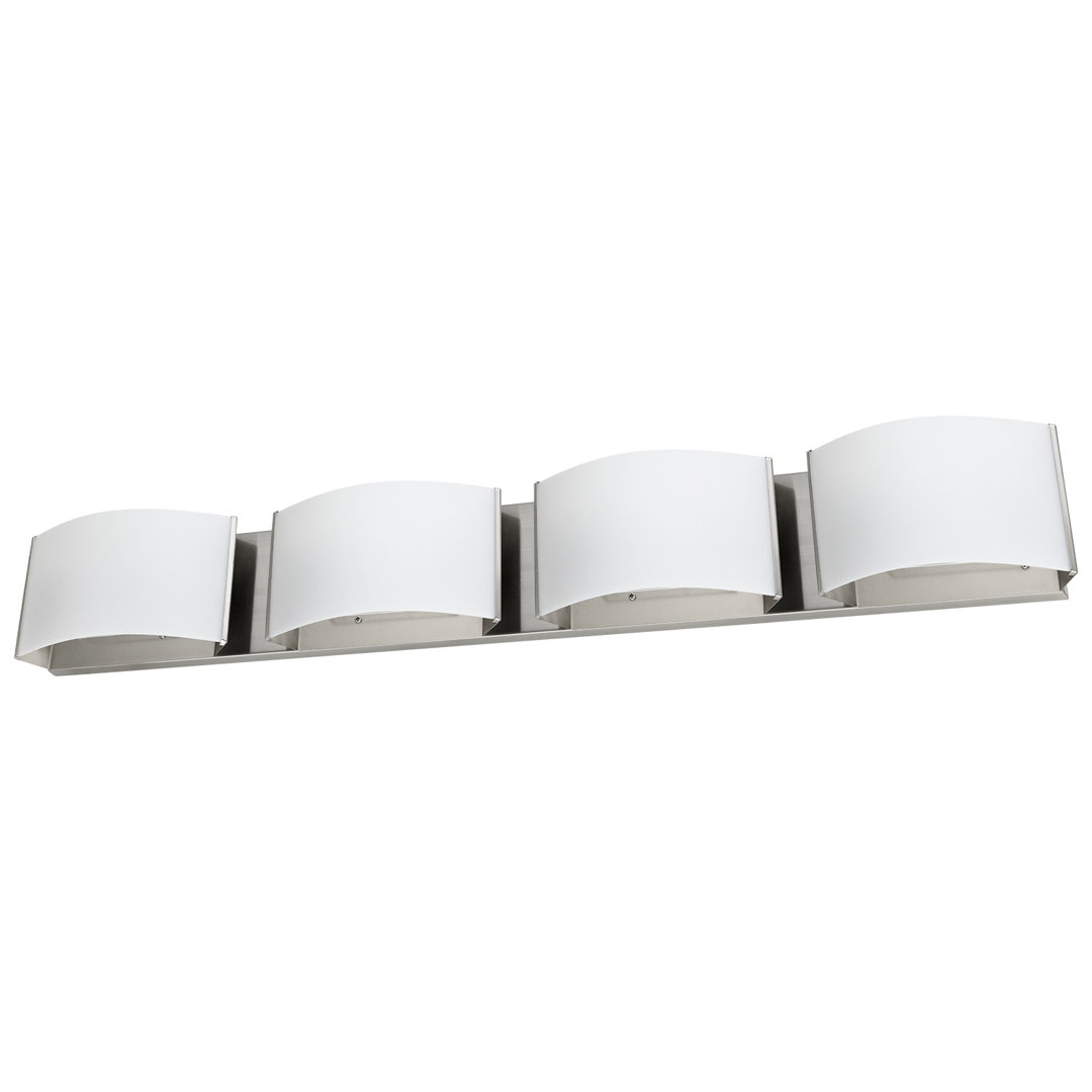 Jauhen Steel LED Flush Mounted Sconce Latitude Run®
