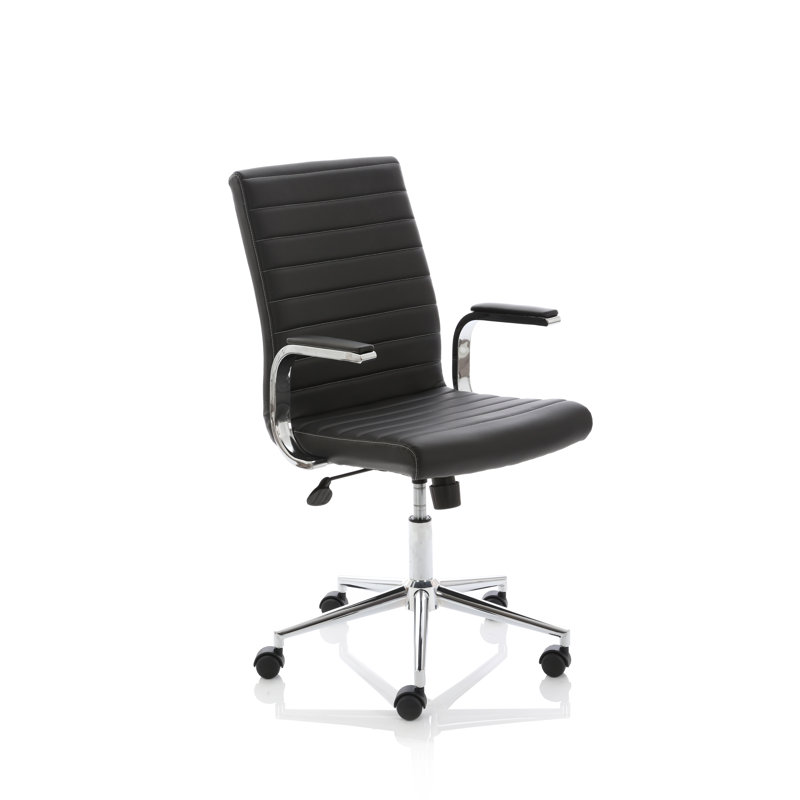 Brayden Studio Ezra Executive Chair, Black