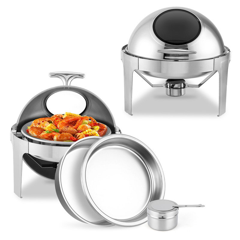 Stainless Steel Round Buffet Accessory