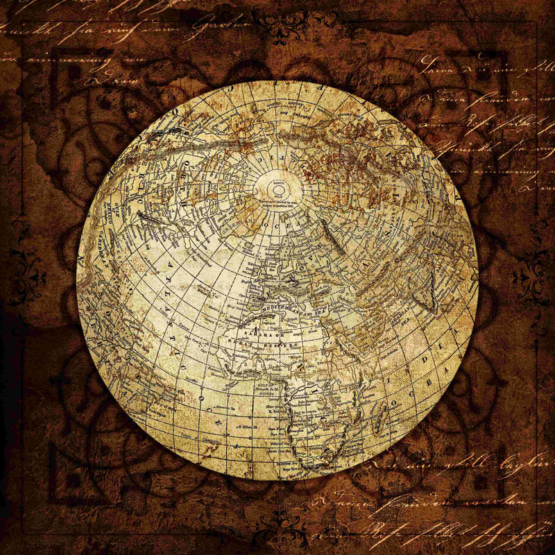 Golden Globe - reproduction sur toile tendue, L 12 po x H 12 po