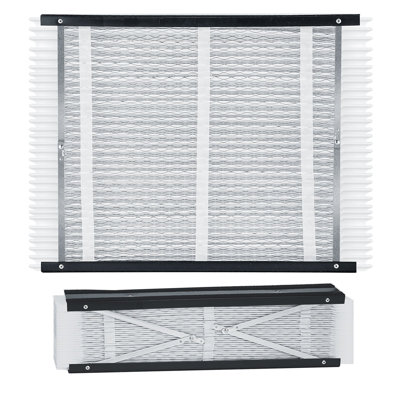20 x 25 x 4 Furnace Filter, MERV 16 HVAC Ac Filters,12-Month Electrostatic Pleated Air Conditioner Filters, 2-Pack (Actual Size: 20.47 x 25.20 x 3.98 Inch) for Capturing Dust, Smog, Pet Dander