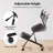 Adjustable Height Ergonomic Kneeling Chair With Backrest And Wheel Brake