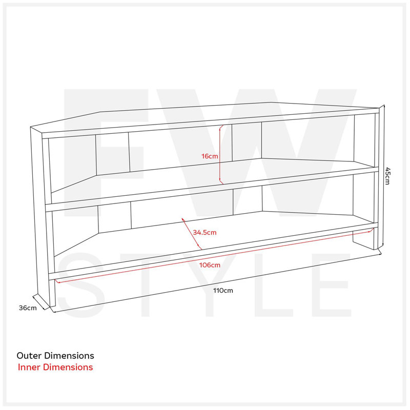 Unfinished TV Stand for TVs up to 32" with Fireplace Included