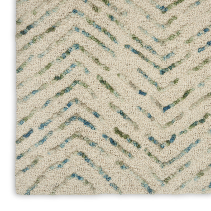 Tulia Chevron Hand Woven Area Rug, Runner 69 x 229cm