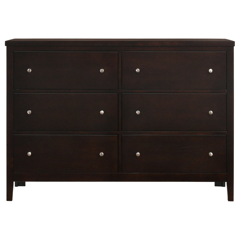 Commode 6 tiroirs Wedgewood Cappuccino, Cappuccino
