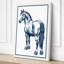 Classical Horse Study Japandi - Wrapped Canvas-1402117097-1402117103