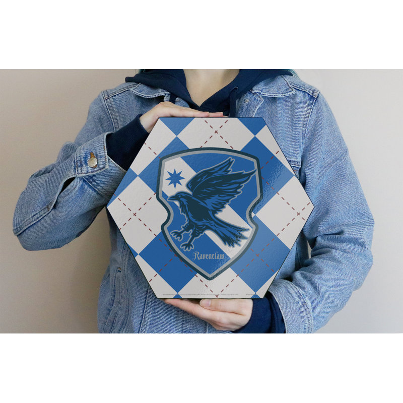 Impression sur bois Harry Potter (carreaux Serdaigle)
