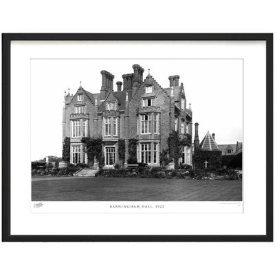 Barningham Hall, 1922 by Francis Frith - Single Picture Frame Print