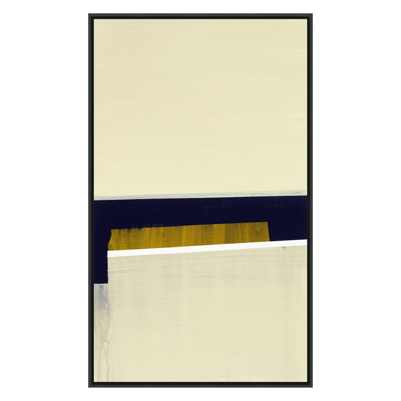 «Fall 2022 Canyon Edge E», reproduction encadrée sur toile par JB Hall, Cadre flottant noir, H 50 po x l 30 po