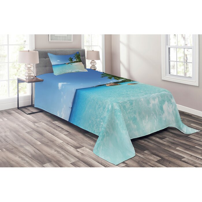 Bless International Hypnotic Coastal Coverlet Set 