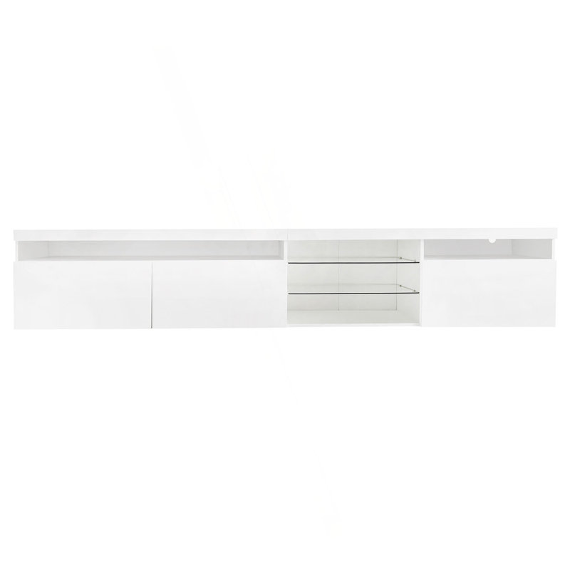 94.5'' Media Console, White