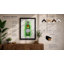 Green Liqueur with Heart Minimalist 1 Piece Single Picture Frame Wall Art-136692635-136692637