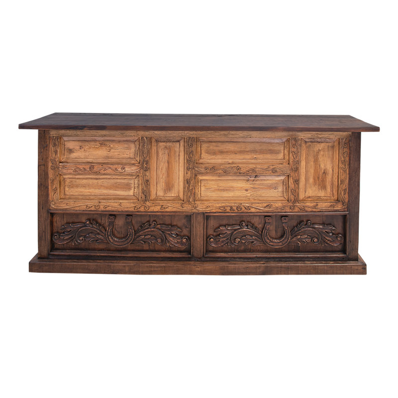 Bar domestique en bois massif Kahtai