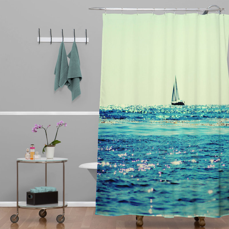 Rideau de douche simple voile