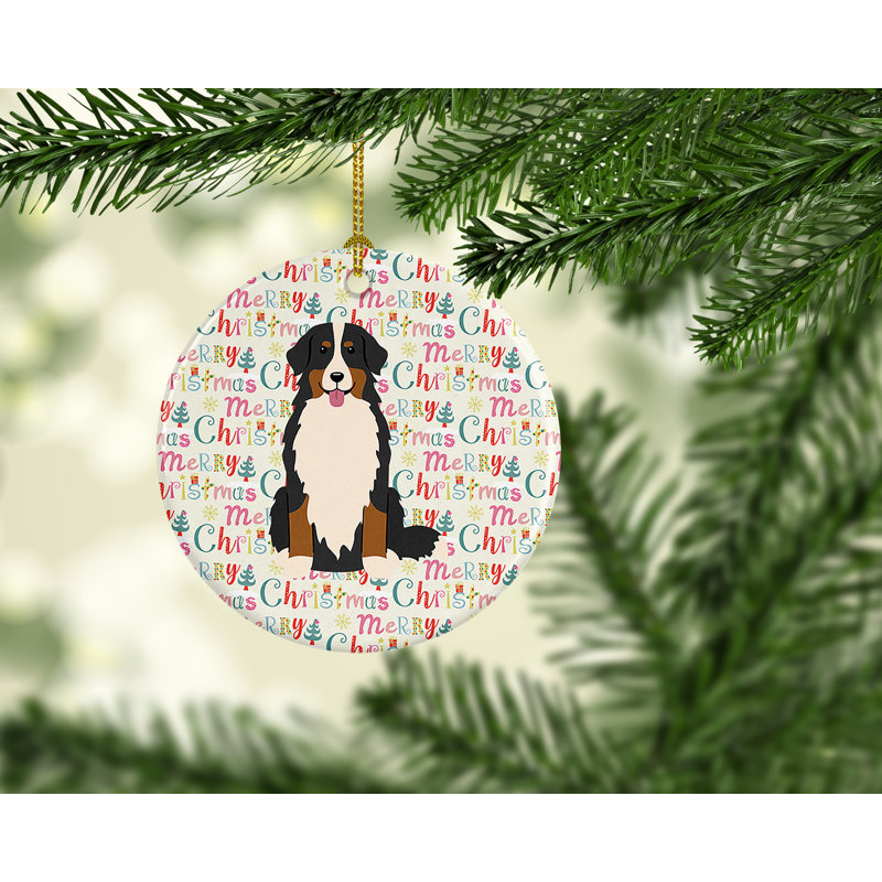 Ornement suspendu Merry Christmas