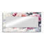 Pivoines dans la neige I - miroir mural floral - imprimé sur métal-704807252