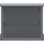 Remise à déchets horizontale en plastique l 4 pi 3 po x P 2 pi 5 po-51219927