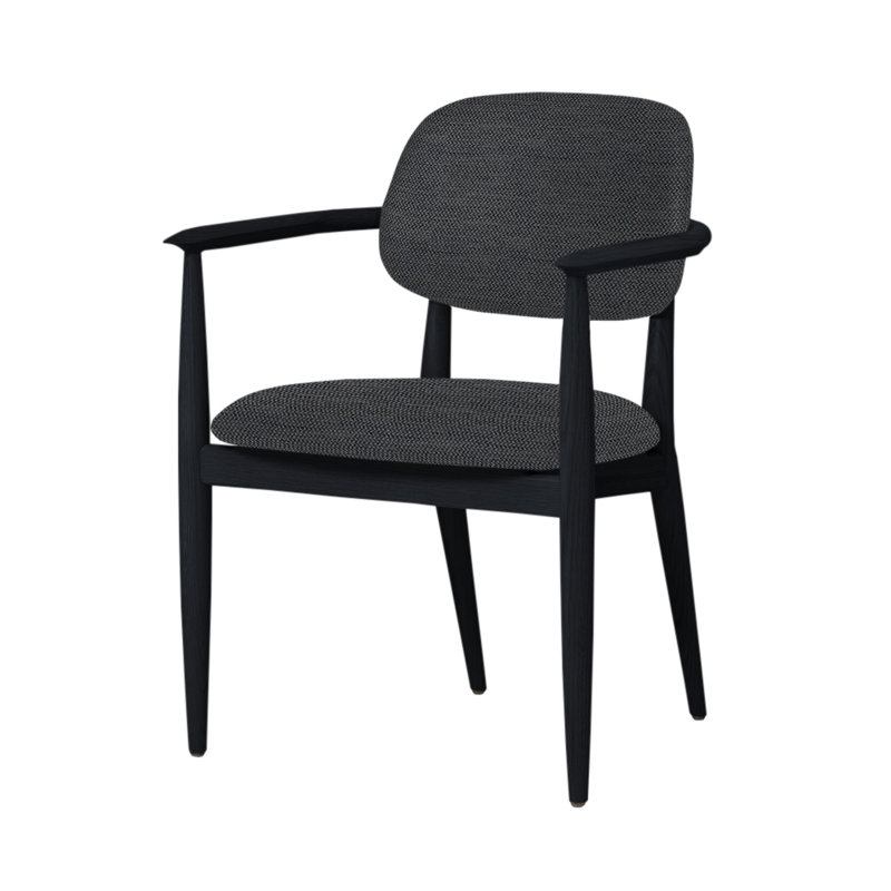 Chaise Slow de Space Copenhagen, Chêne noir, Ère CSE13