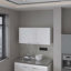 Armoire murale blanche avec 2 portes