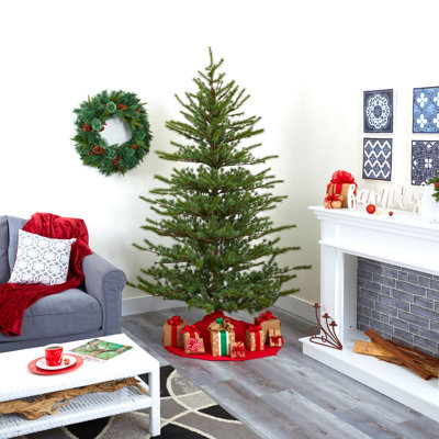 Arbre de Noël artificiel pin vert 7 pi