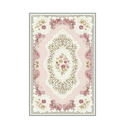 Antibacterial Hall Carpet, 39.4 x 59.1 inches | 100% Polyester, 0.4 in Pile Height, Non-Slip PVC Felt Dot Underside | Machine Washable, 3D Digital Printing, Durable & Stylish for Modern Home Décor