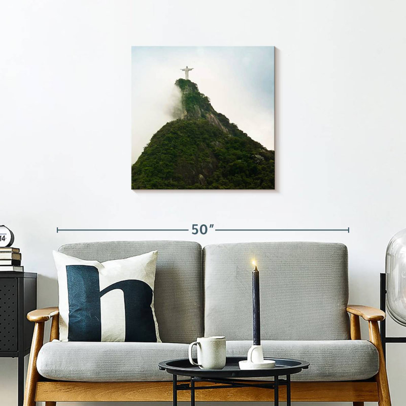 Nicci Christ The Redeemer Mountain, 24" H x 24" W