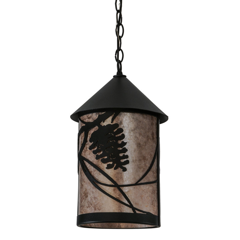 Rustic Lodge 1 - Light Pendant, Bold Black