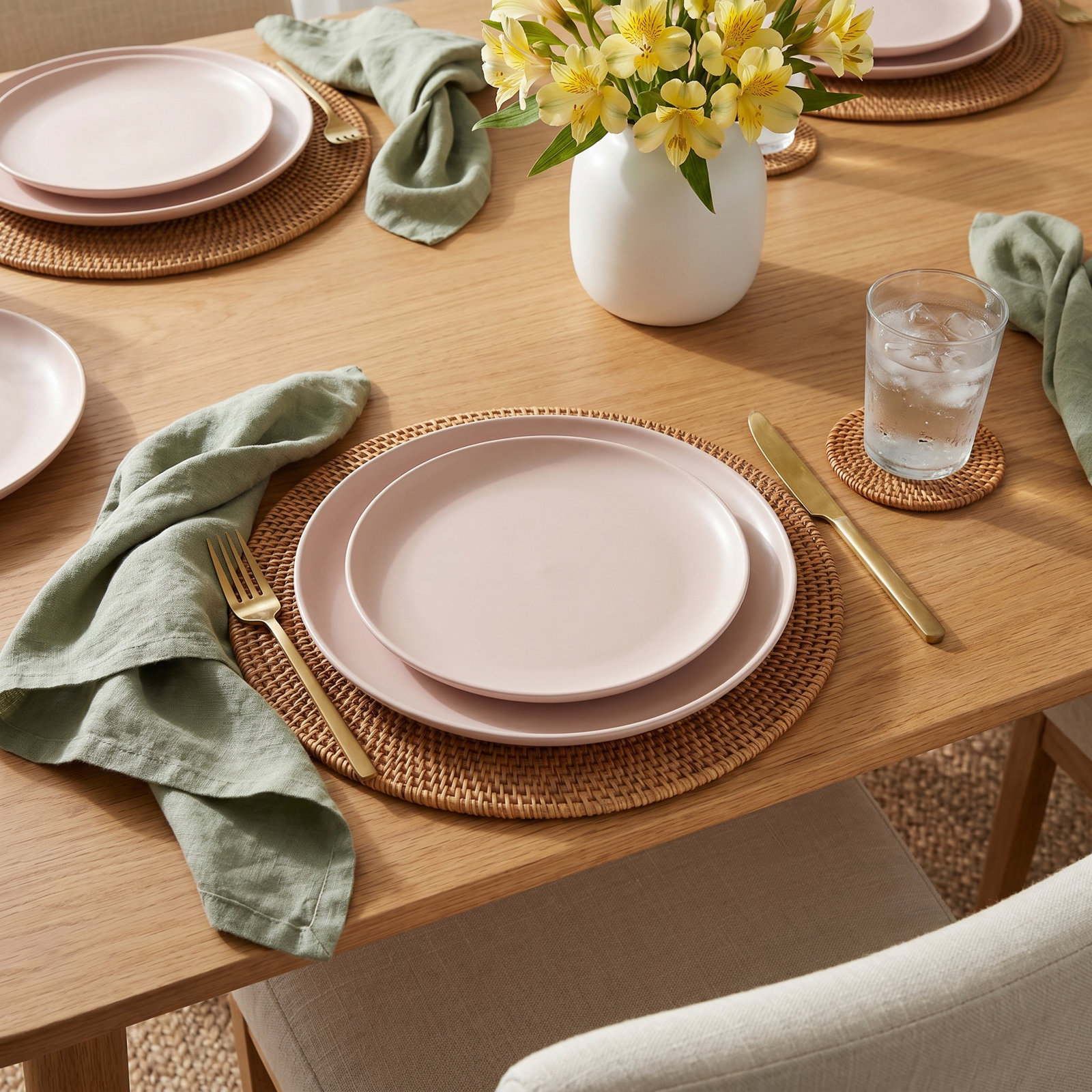 Heirloom 11" Dinner Plate, Blush