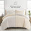 Ensemble de housse de couette en microfibre à motif à carreaux vichy-105814167