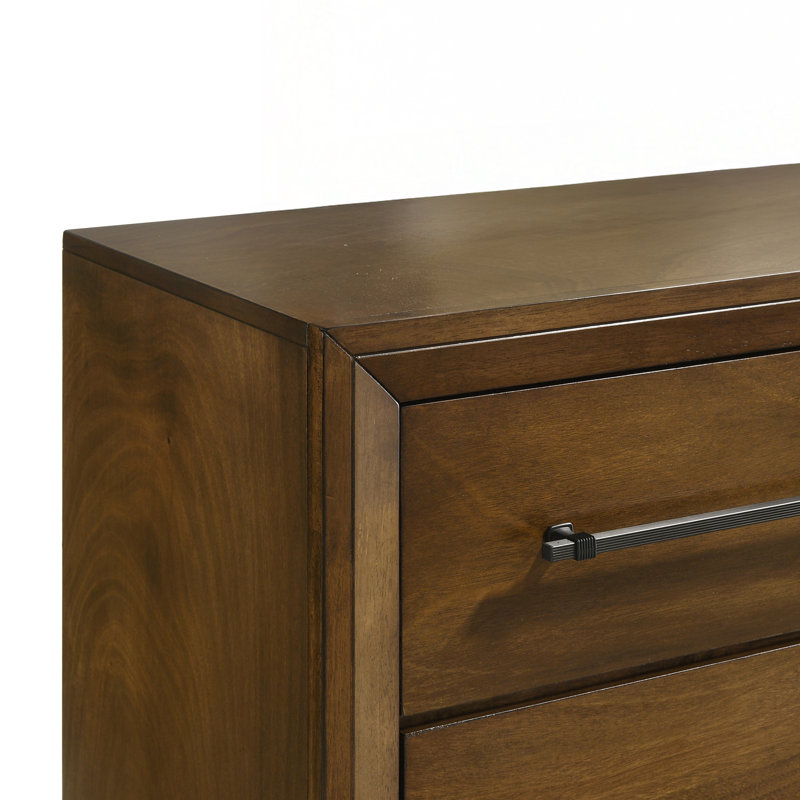 Bangor Wood 7-Drawer Dresser, Brown