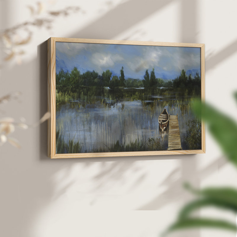 A Quiet Place -Framed Print - Restickable, Natural, 11" H x 14" W