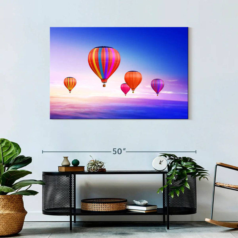Mehar Hot Air Balloon Scenery, 30" H x 45" W