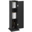 Armoire à papier hygiénique, armoire de coin pour petite salle de bain avec portes et tablettes, organisateur de rangement pour salle de bain-1485278444