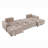 Large Multifunctional Sofas, Upholstered Design With Storage For Home