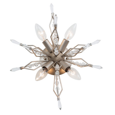 Orbital 4-Light Wall Sconce - Gold Dust