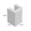 Petrin 1 Door Manufactured Wood Wardrobe-32408823