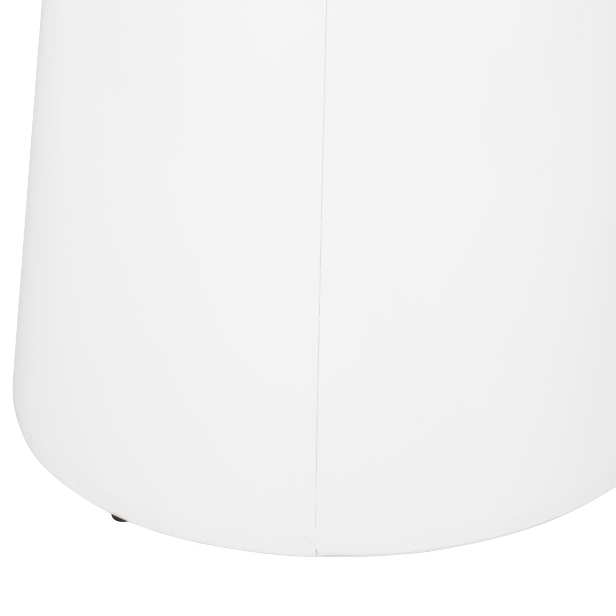 Atira 15'' Iron Outdoor Side Table, White, 1