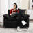 Chenille Oversized Accent Armchair-1383082148