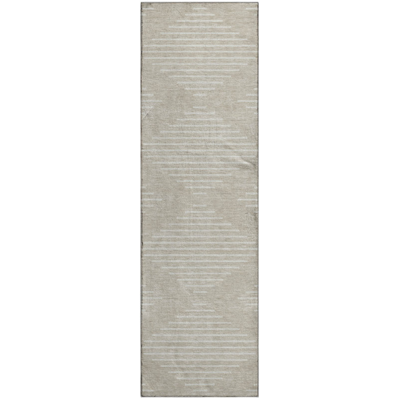 Premium Machine Washable Colmenero AMF1016 Geometric Rug, Runner 2'3" x 7'6"