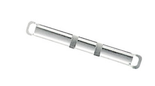 Compresseur de fermeture de fichier, 2-3/4" c-c, 100/bx, argenté