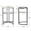 Beatryce Bar Stools Upholstered Counter Stool with Metal Frame Modern Bar Chairs for Kitchen Island, Dining Room (Set of 2)-896570708